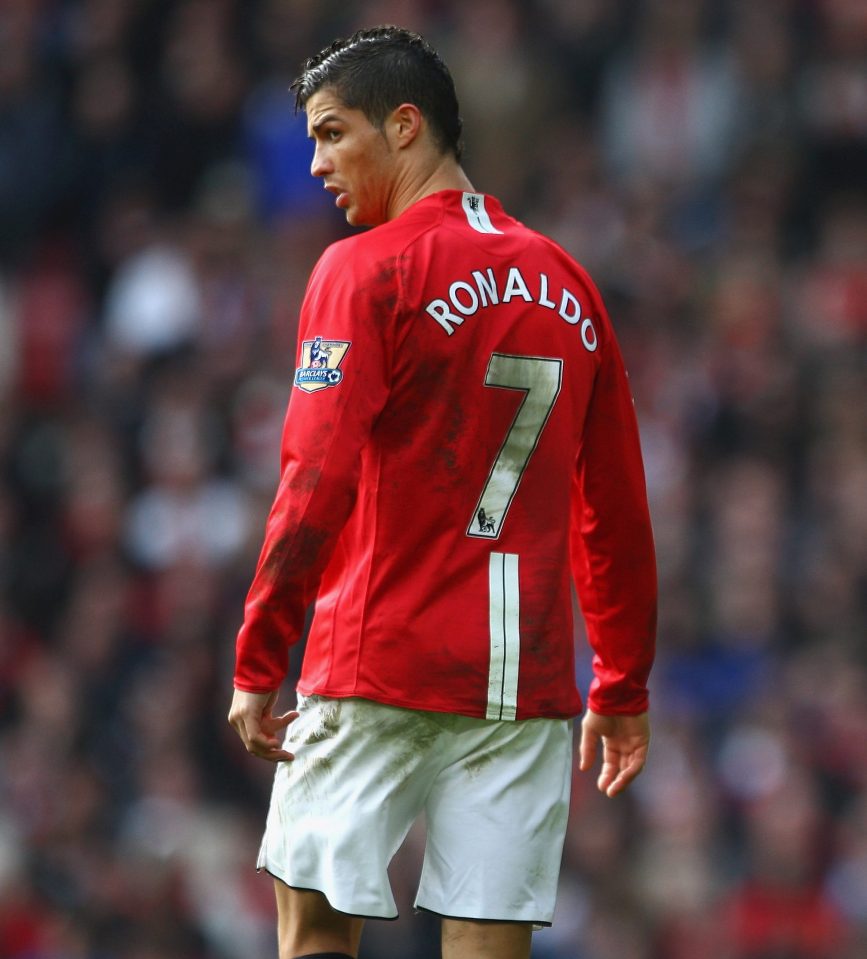 Cristiano Ronaldo was handed No.7 shirt at age of 18 and thrived in it