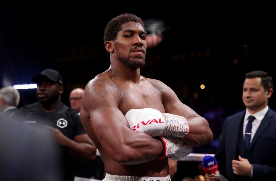  Anthony Joshua will still hopefully have his title defence in June to look forward