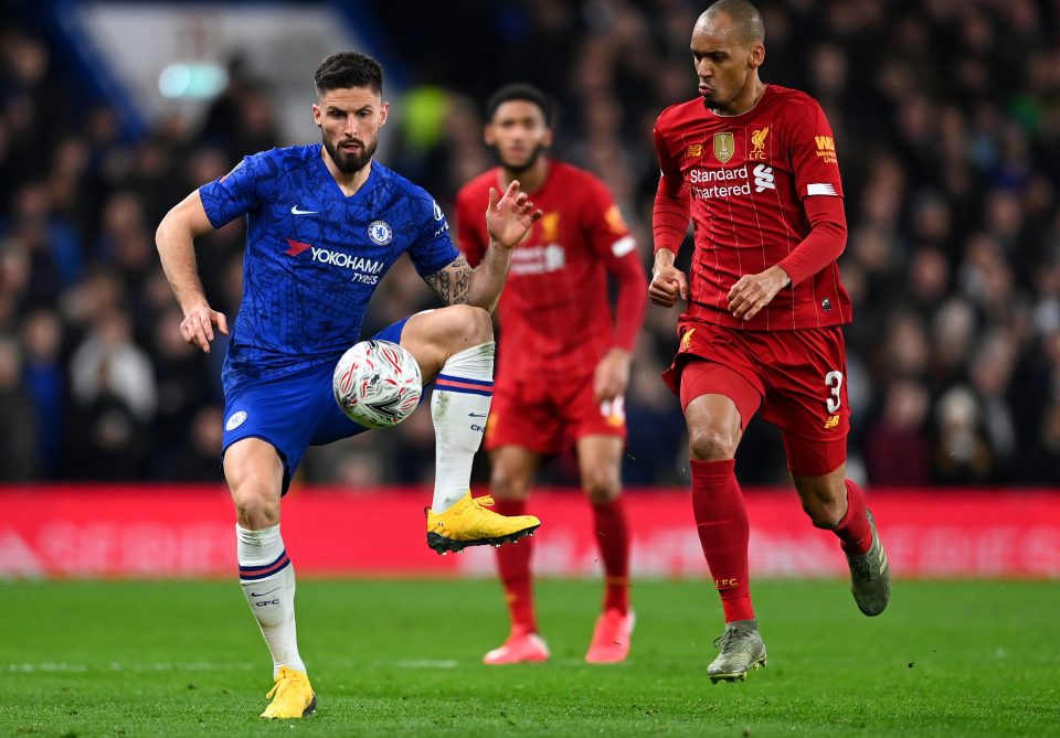  Olivier Giroud has been leading the line in Tammy Abrahams absence