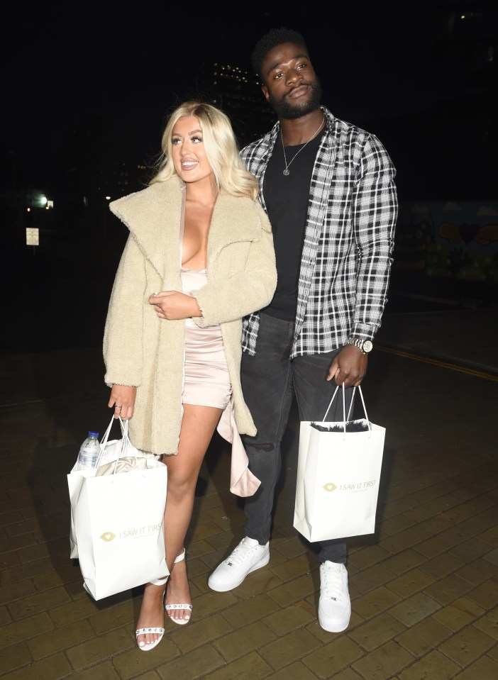  Jess and Ched looked as smitten as ever on the night out