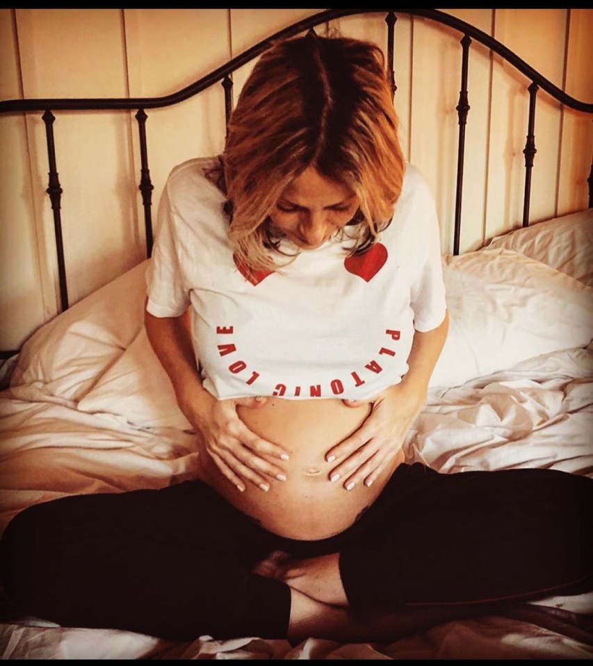  Nicole managed to keep her pregnancy secret for nine months