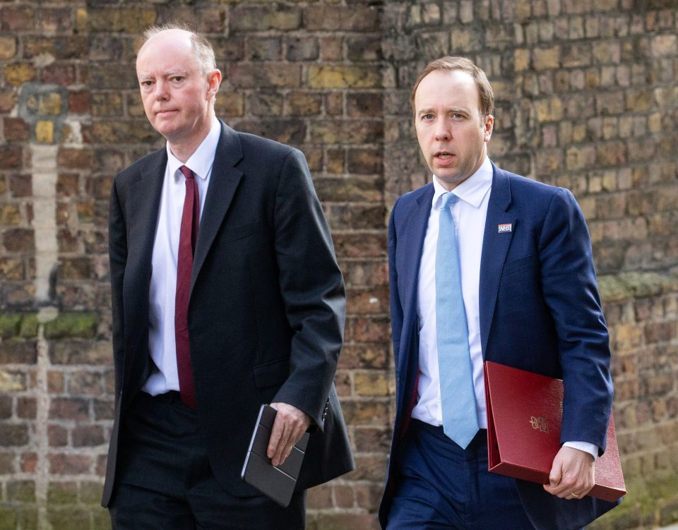 Chief Medical Officer Chris Whitty announced on Friday he is self-isolating after coming down with symptoms