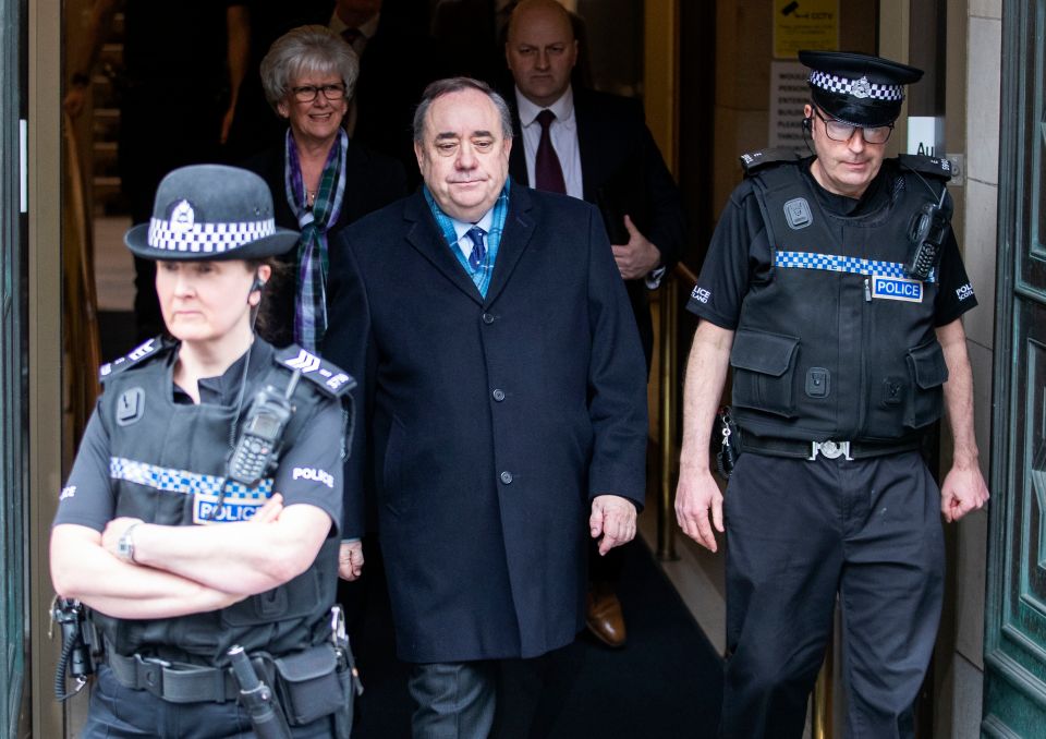  Scotland's Former First Minister thanked his family and friends for standing by him
