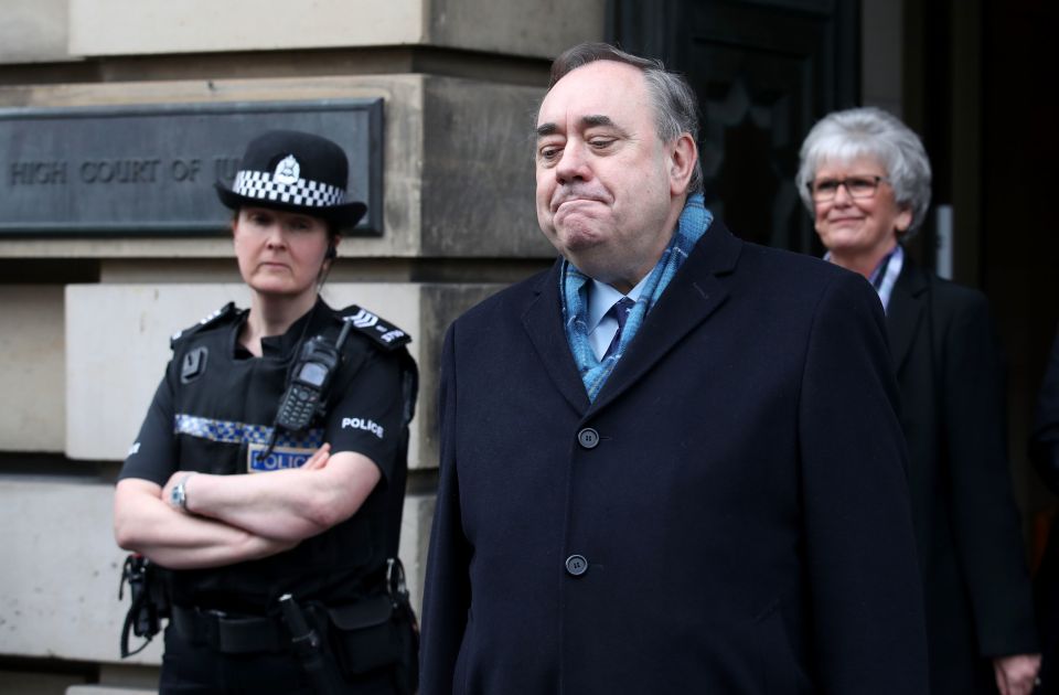  Mr Salmond was found not guilty of all charges against nine women