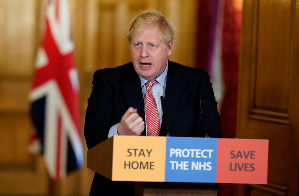  The PM's last No10 press conference on Wednesday where he hailed thousands of NHS volunteers who had signed up