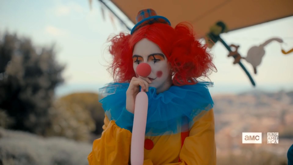  Jodie Comer looks unrecognisable dressed as a clown for the trailer of Killing Eve Series 3