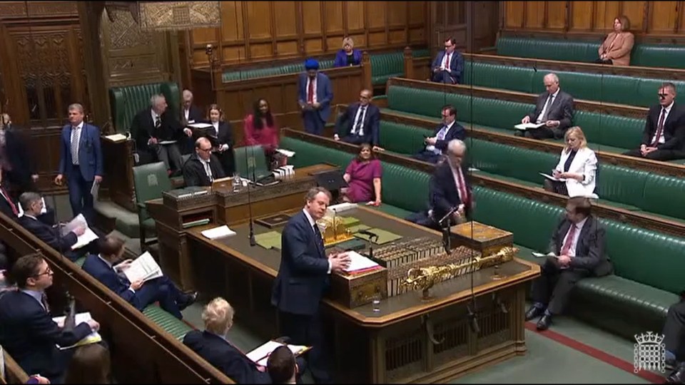  Alister Jack speaks during Scottish Questions in the House of Commons