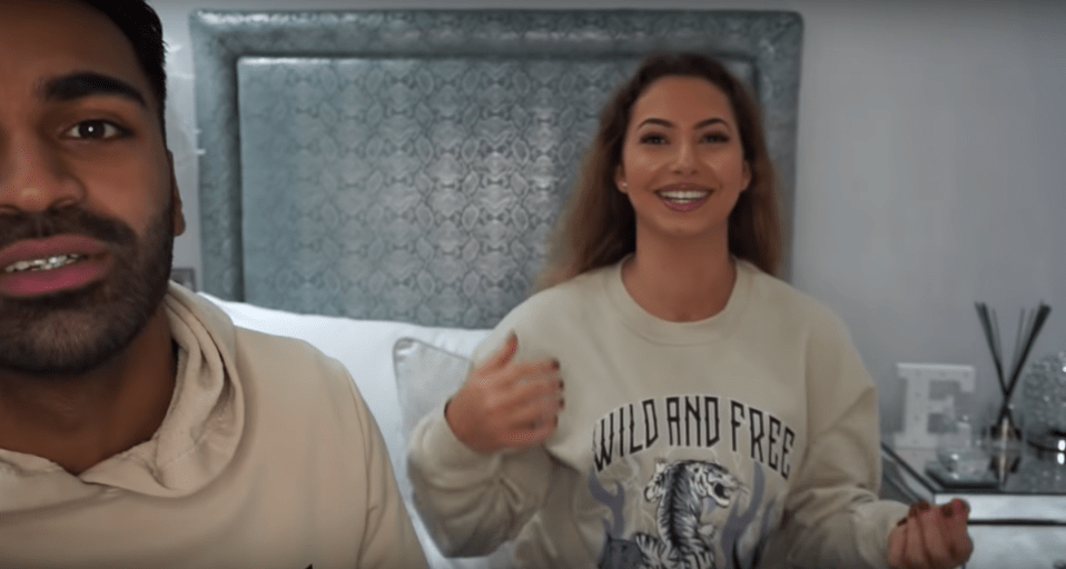  Eva posted her first video two weeks ago from her bedroom with Love Island beau Nas