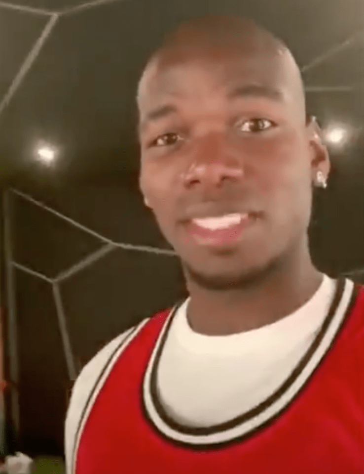 Paul Pogba told people to stay inside but shared how he is playing football in the PP Arena at home