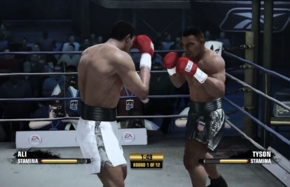  Tyson on his way to a virtual points win over Ali