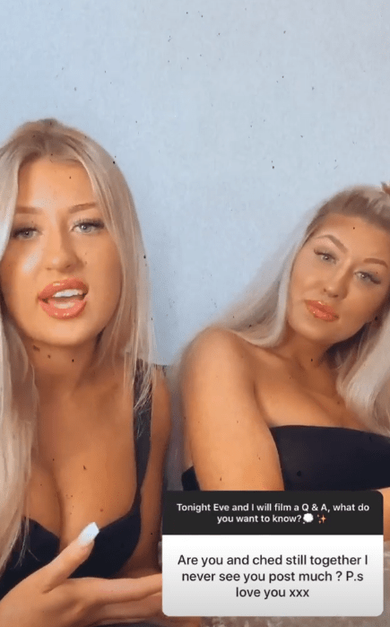 Eve and Jess answered several fan questions