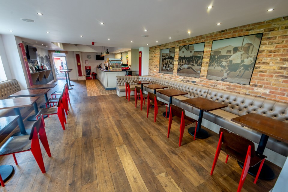  George has turned the 'dingy' old bar into a pub that stays open all week and is packed out from lunchtime til late on matchdays