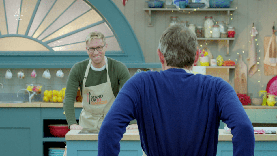 Russell Howard joked that it was "intimidating"