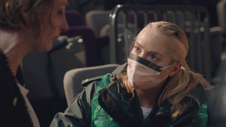  In her last heroic act she will amputate a patient's arm after being left with no other choice