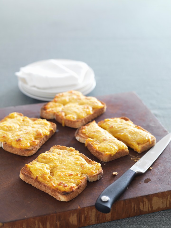 Cheese on toast has been voted the nation's favourite snack