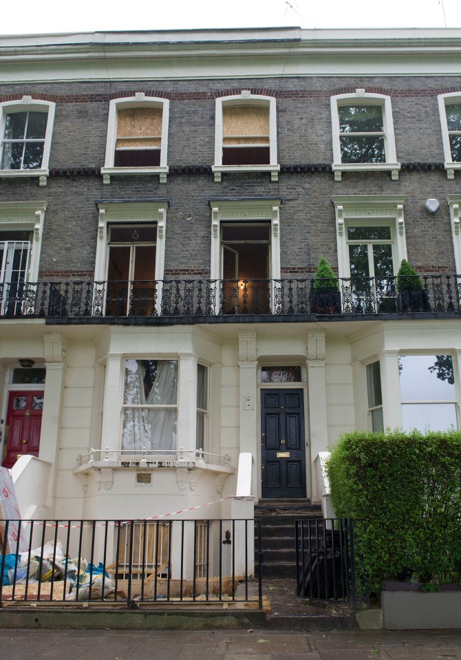  Robert Jenrick's home in Pimlico, London during refurbishment