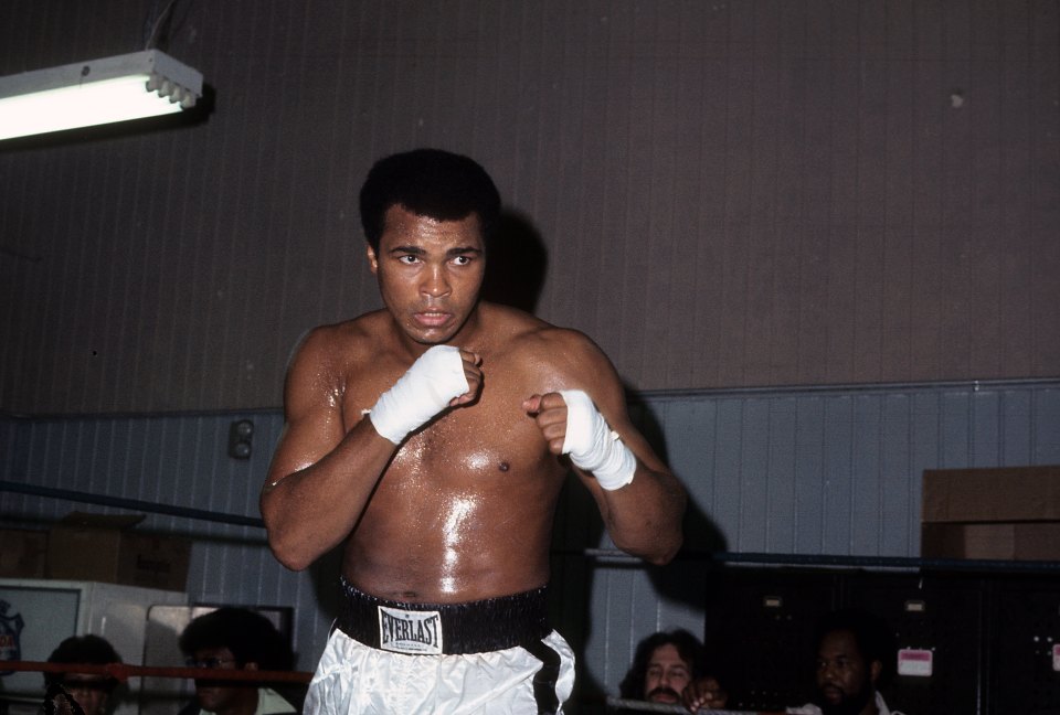  Ali finished with a career record of 56 wins from 61 fights - despite being banned for several years