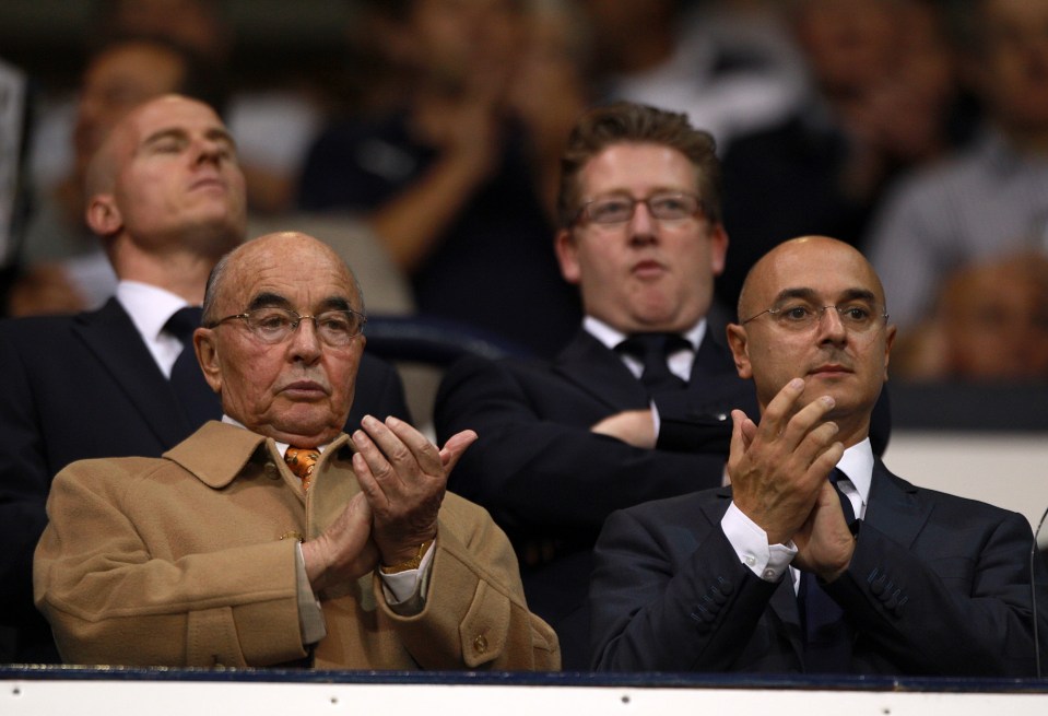  Lewis is rarely seen as White Hart Lane, leaving day-to-day affairs to Daniel Levy