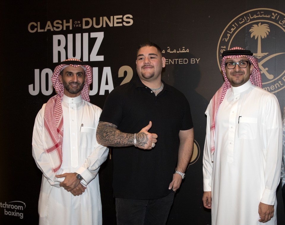  Ruiz Jr's last fight was defeat to Anthony Joshua in Saudi Arabia