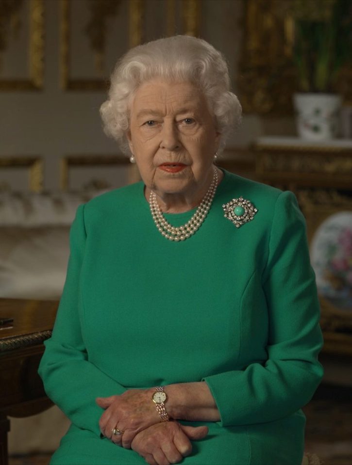  The Queen gave a speech on coronavirus, calming worried Brits and telling them