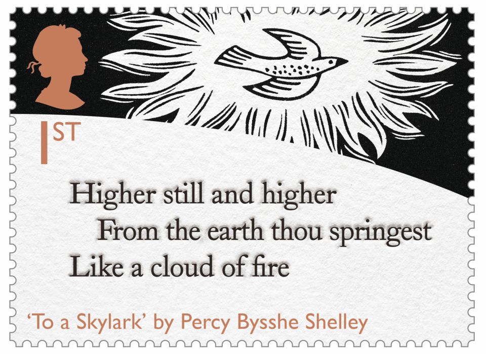  Percy Bysshe Shelley is among the poets celebrated