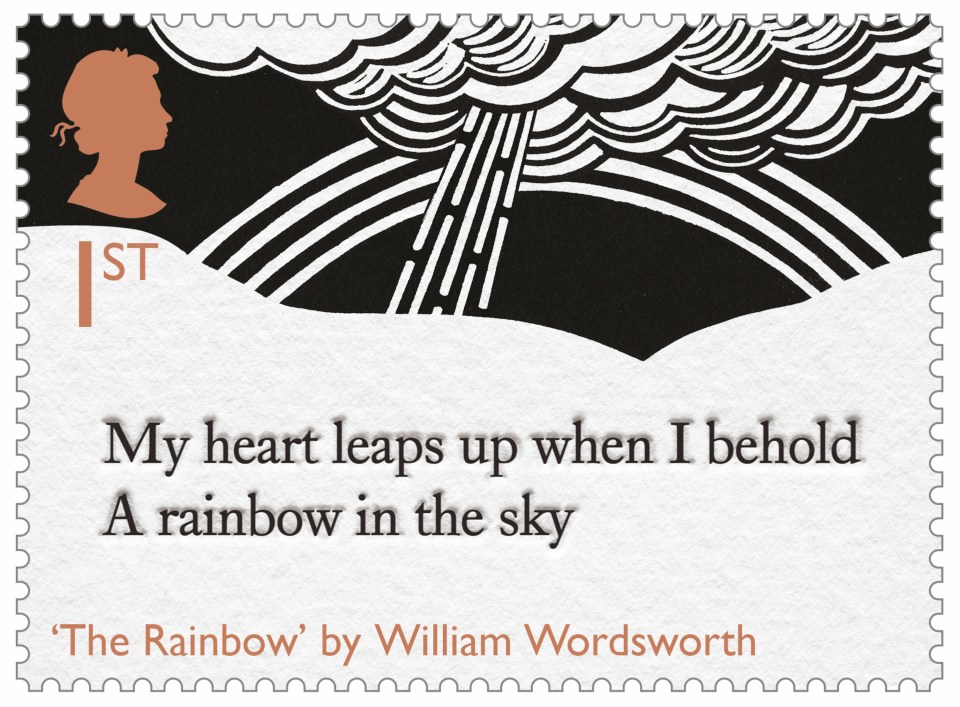  New stamps are being issued on the 250th anniversary of the birth of poet William Wordsworth