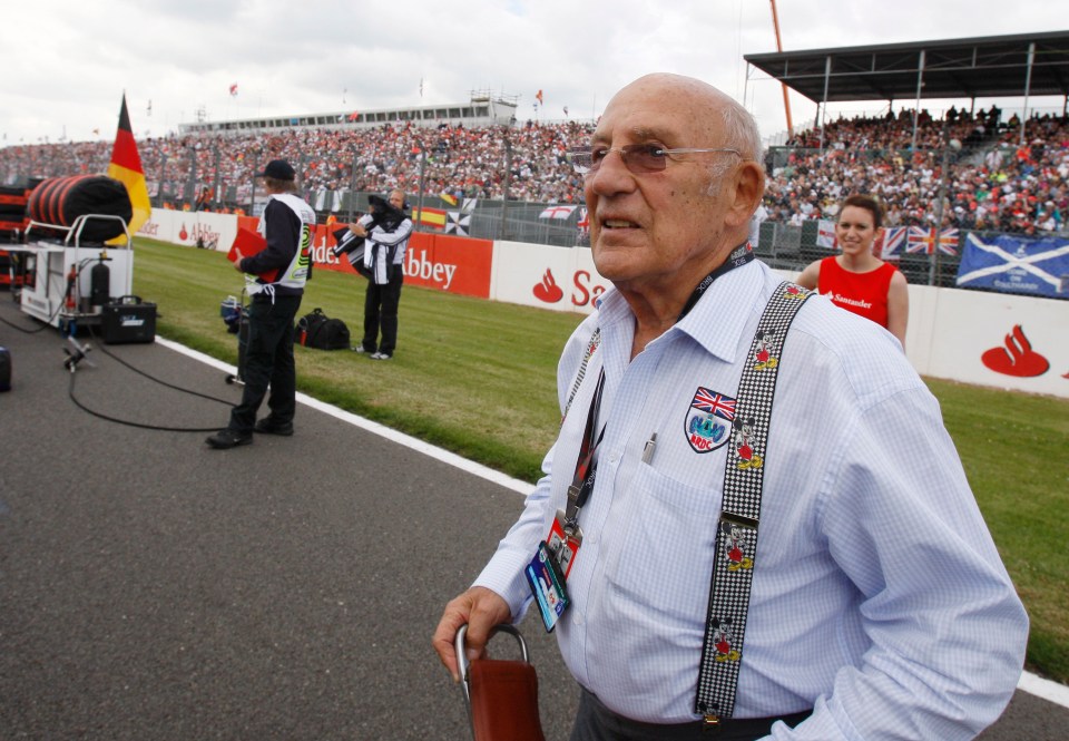  Sir Stirling Moss is one of Britain's most famous sportsmen