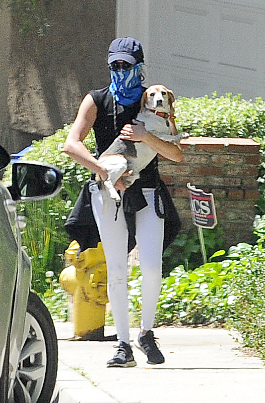  It is the first the time couple have been pictured since making the shock move to LA