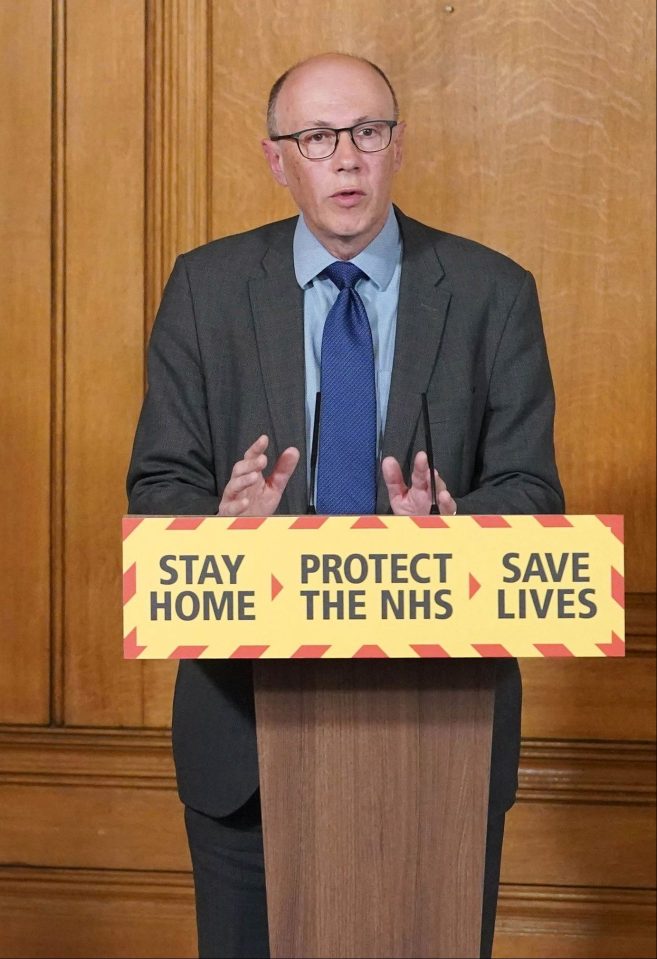  Professor Stephen Powis said it was important to stay at home