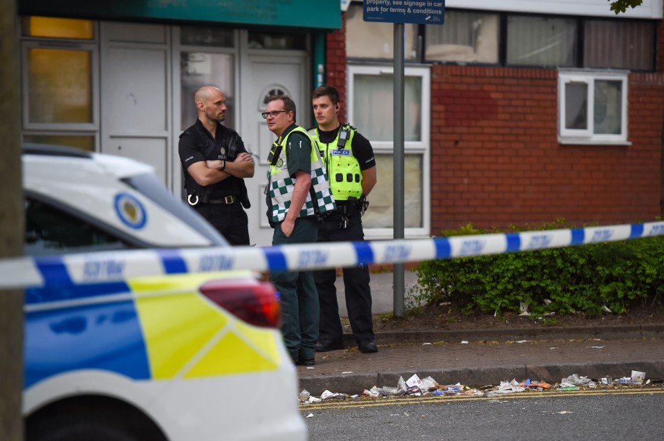 MAN, 20 , STABBED TO DEATH IN BROAD DAYLIGH