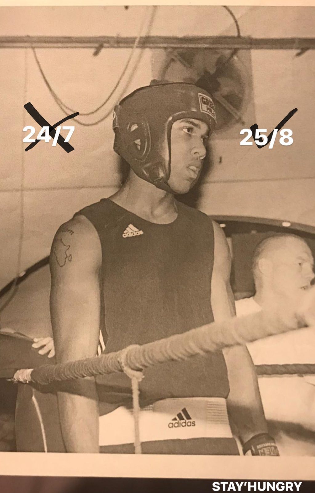  Anthony Joshua shared a series of amazing throwback pictures