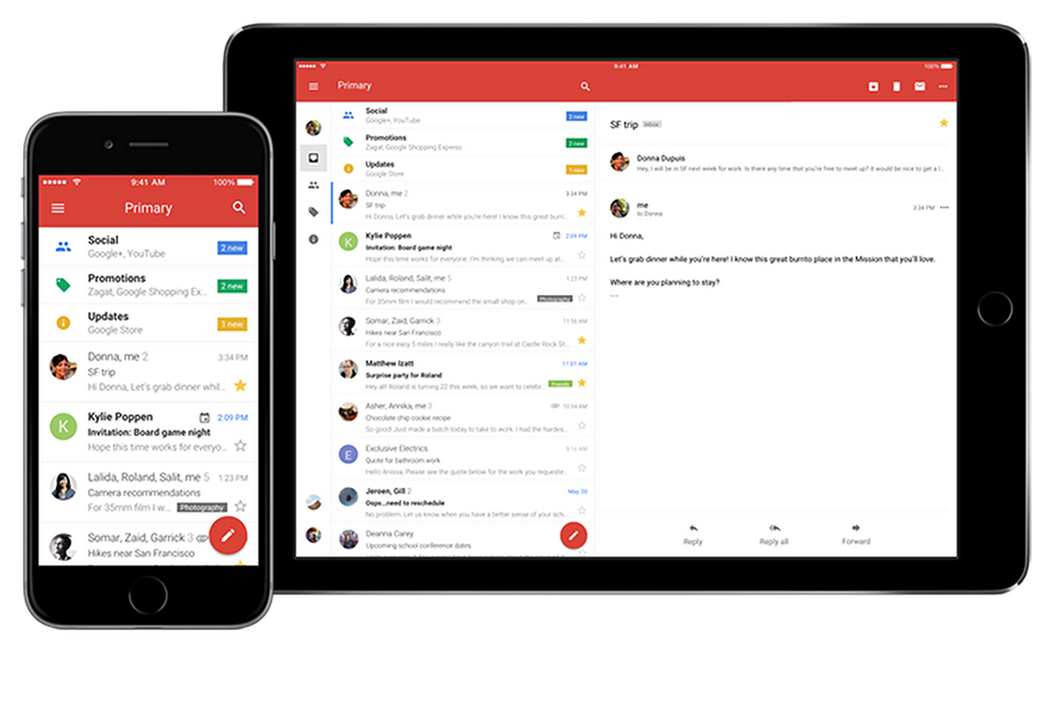 You can block emails from a laptop, a phone, or a tablet