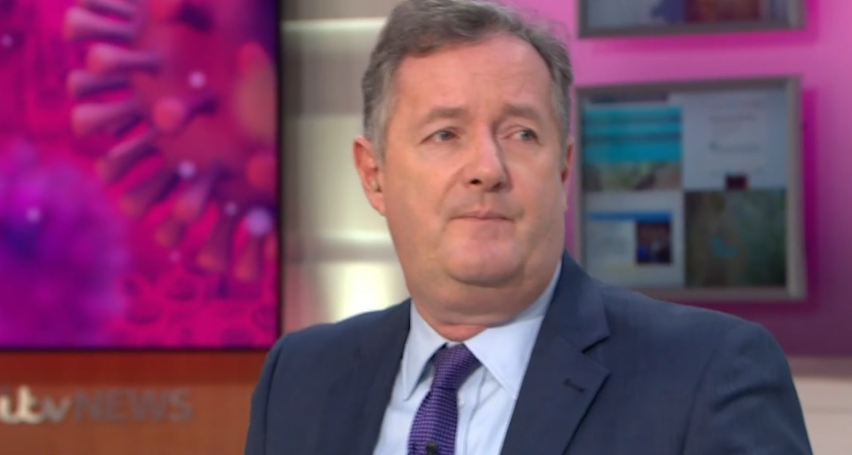  Piers said it was 'one rule' for ministers and another for the public