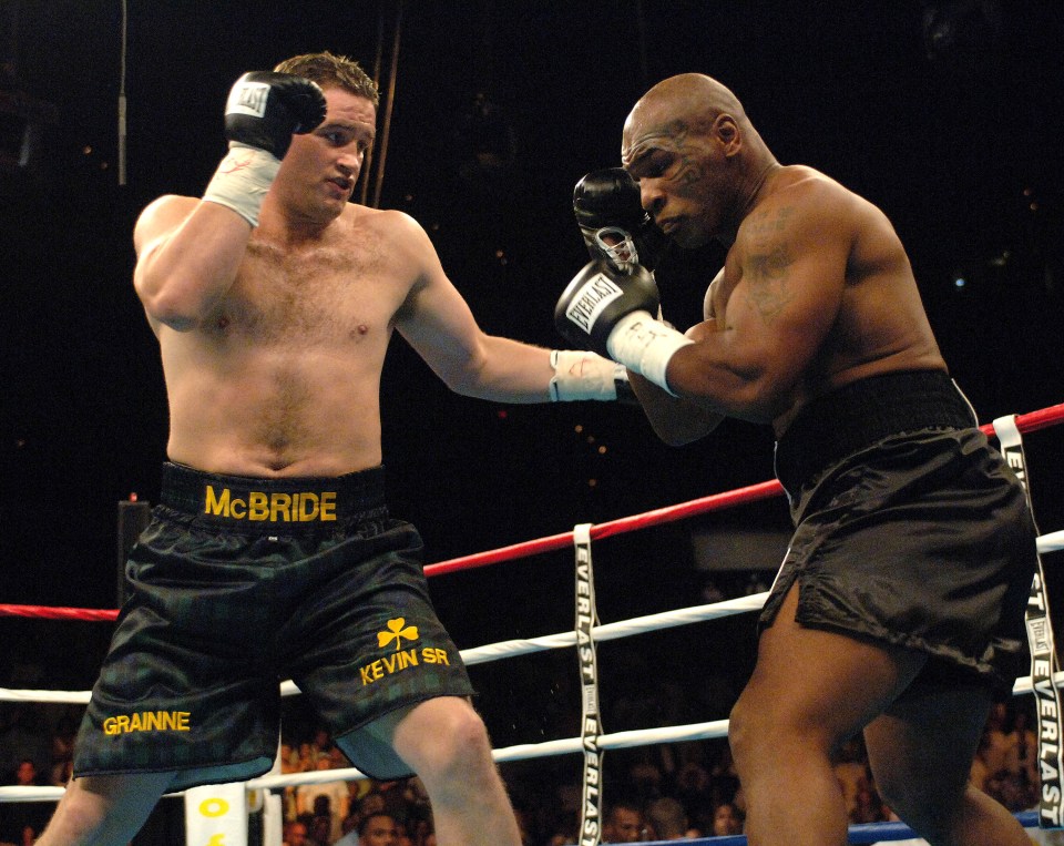  Mike Tyson retired in 2005 after losing to Kevin McBride