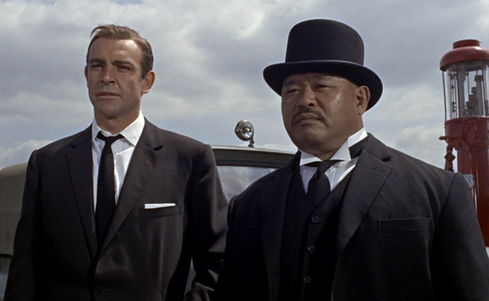  The battered bowler hat worn by Oddjob in the James Bond movie Goldfinger has been valued at £30,000 on the Antiques Roadshow