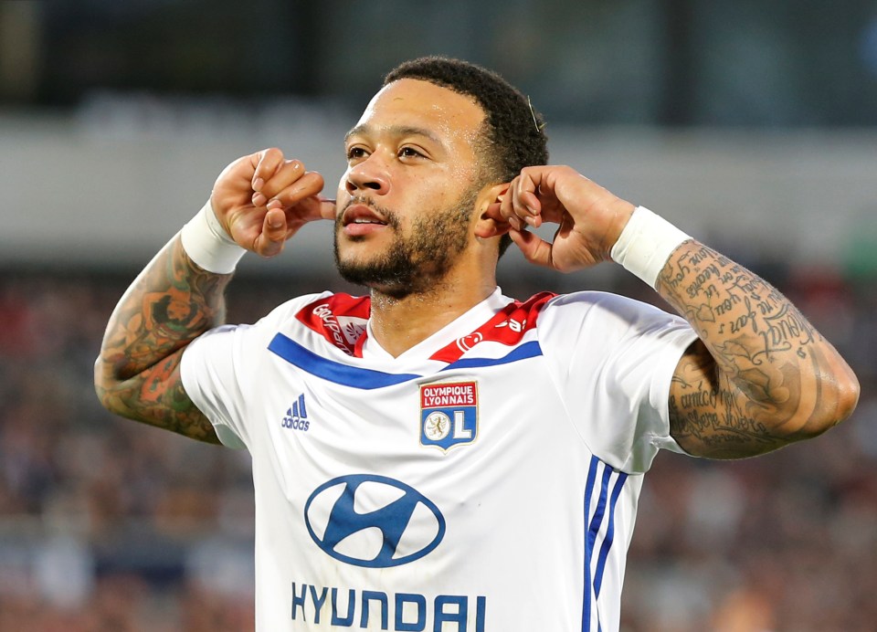  Memphis Depay could quit Lyon after missing out on European football after the Ligue 1 season was scrapped