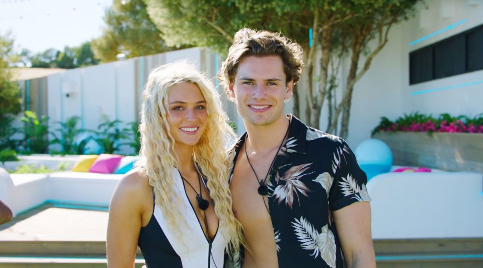  While on Love Island, Lucie formed a relationship with sandwich maker Joe Garratt
