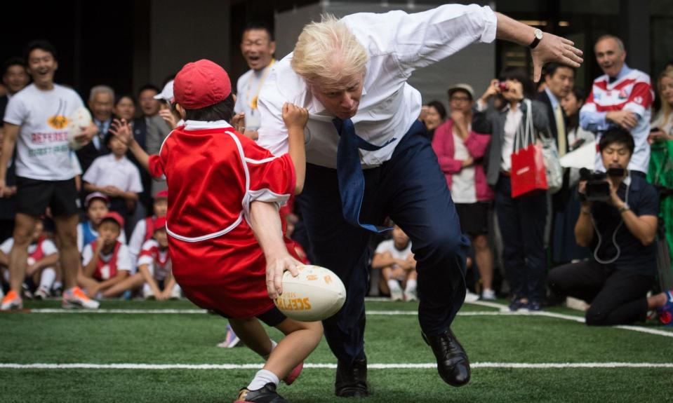 Boris Johnson is known to be fond of rugby