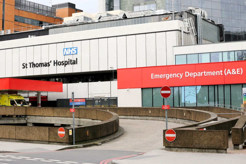  It was when he was taken to St Thomas' Hospital in London that he realised how serious his condition was