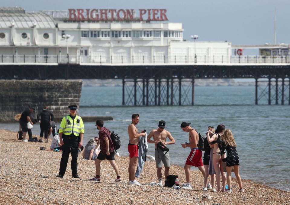  Today's weather is a stark contrast from the sunny temperatures on Saturday.