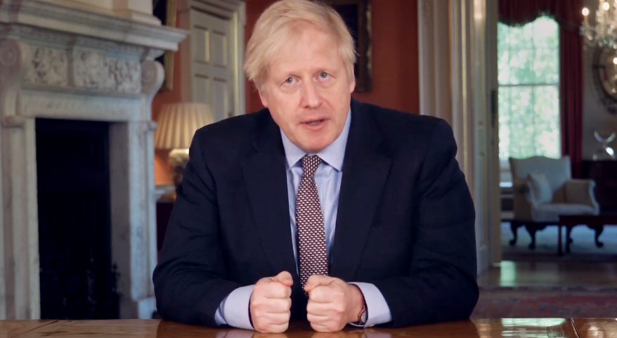 Boris Johnson outlined new measures for easing the lockdown last night