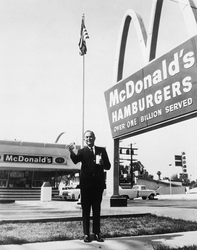  Ray Kroc took over the chain from the brothers and claimed he was the founder - and made the arches look like boobs