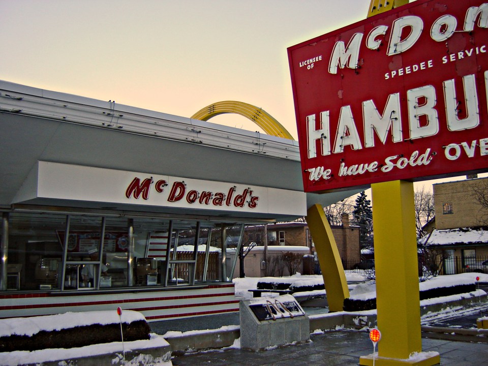  The McDonald's opened by Kroc in Des Plains, Chicago, which he later claimed was the first