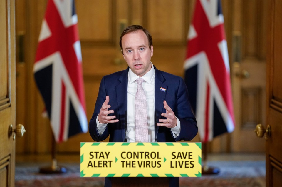 Health Secretary Matt Hancock was praised by Michael Gove for setting and meeting ambitious testing targets