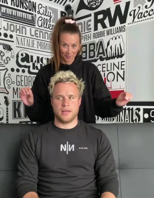  The pop star has shed two stone since he started working out with Amelia