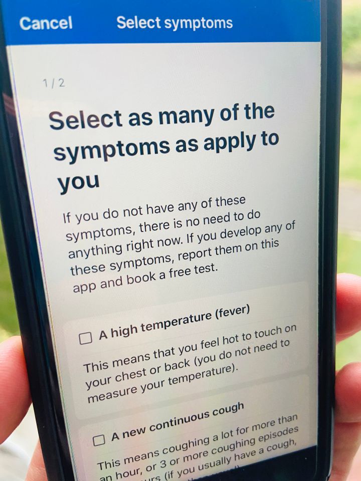 People will have to report a positive test themselves in order to alert people they may have put at risk