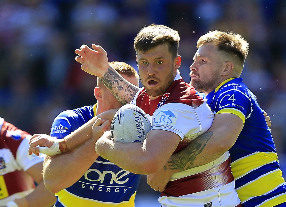  Joe Greenwood admits chopping logs at his parents' farm can leave him in more pain than rugby league training sessions