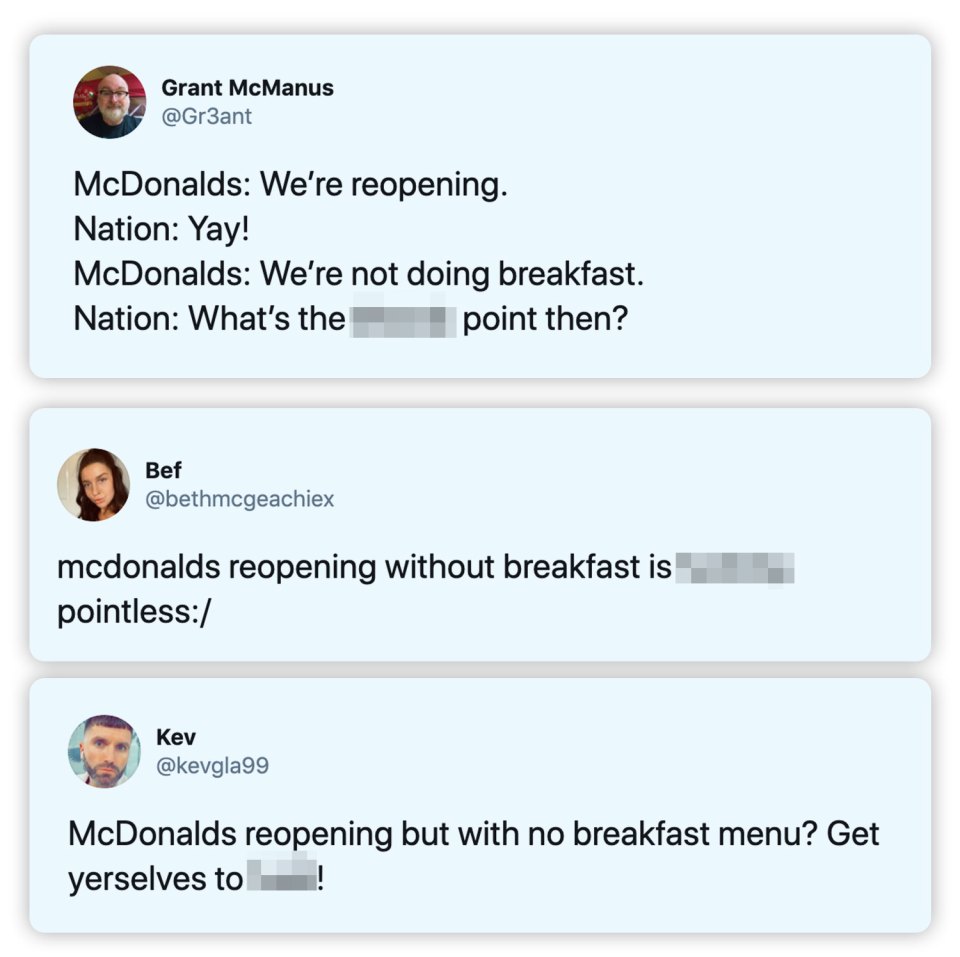 McDonalds tweets