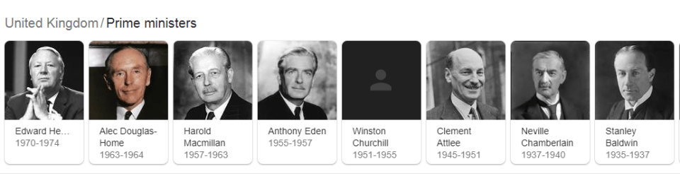  Google has apologised after Winston Churchill's photo disappeared from their search results