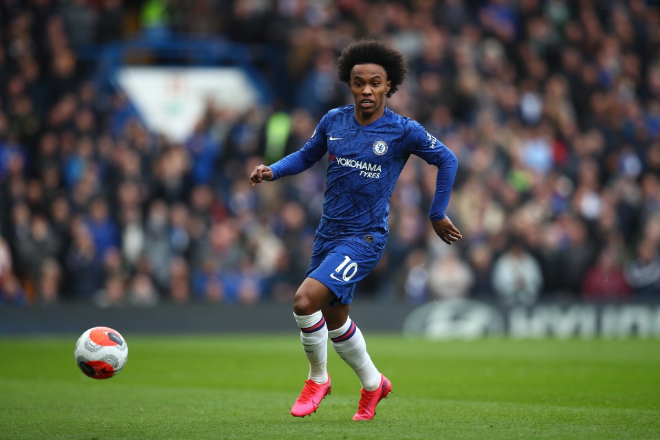  Chelsea are unlikely to agree a long-term deal with Willian